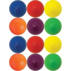 Olympia 1 Dozen Colored Golf Balls - 2 Each Color