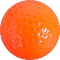 Olympia 1 Dozen Colored Golf Balls - Orange