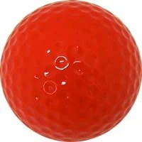 Olympia 1 Dozen Colored Golf Balls - Red
