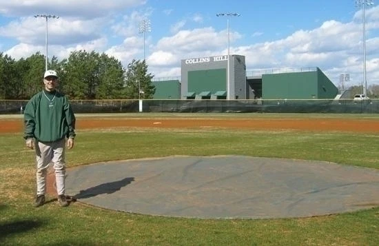 AerFlo 12 Feet Wind-Weighted Mound Plate Misc 6 Oz. Poly - Silver / White