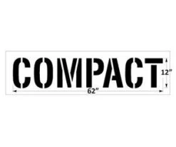 New Stripe 12 Inch COMPACT Stencil