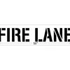 New Stripe 12 Inch FIRE LANE Stencil