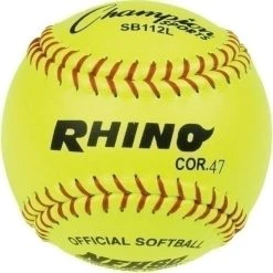 Champion Sports 12 Inch Leather Cover Softball 47 Cork Core