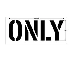 New Stripe 18 Inch ONLY Stencil