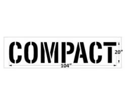 New Stripe 20 Inch COMPACT Stencil