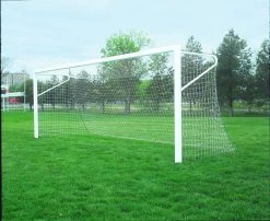 BISON INC 21' X 7' Club Plus Aluminum Permanent/Semi-Permanent In-Ground Soccer Goals