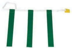 Olympia Sports 25"-31" Three-Flag Belts - Green