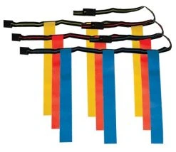 Olympia Sports 3-Flag Rip Flap Football Set Of 12 - XL 48"
