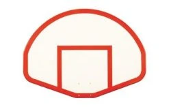 FirstTeam 39"x54" Fan-Shaped Fiberglass Backboard
