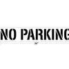 New Stripe 4 Inch NO PARKING Stencil
