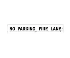 New Stripe 4 Inch NO PARKING Stencil FIRE LANE Stencil