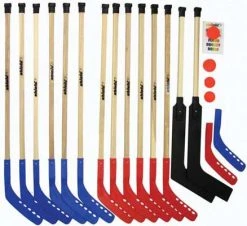 Olympia Sports 42" Deluxe Wood Hockey Set
