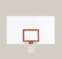 BISON INC 42 Inch X 72 Inch Rectangular Steel Backboard
