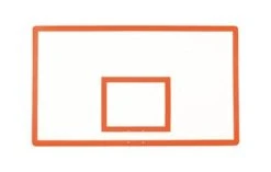 FirstTeam 42"x72" Rectangular Fiberglass Backboard