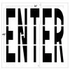 New Stripe 48 Inch Federal ENTER Stencil