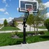 BISON INC 6" Hangtime 72" Glass Basketball System
