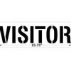 New Stripe 6 Inch VISITOR Stencil