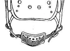 Danmar Products 7645 Chinstrap With Chin Cup