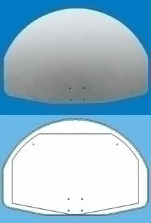 LASteelCraft Aluminum Satin Finish Fan Backboard