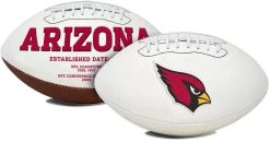 Caseys Distributing, Inc Arizona Cardinals Football Full Size Embroidered Signature Series