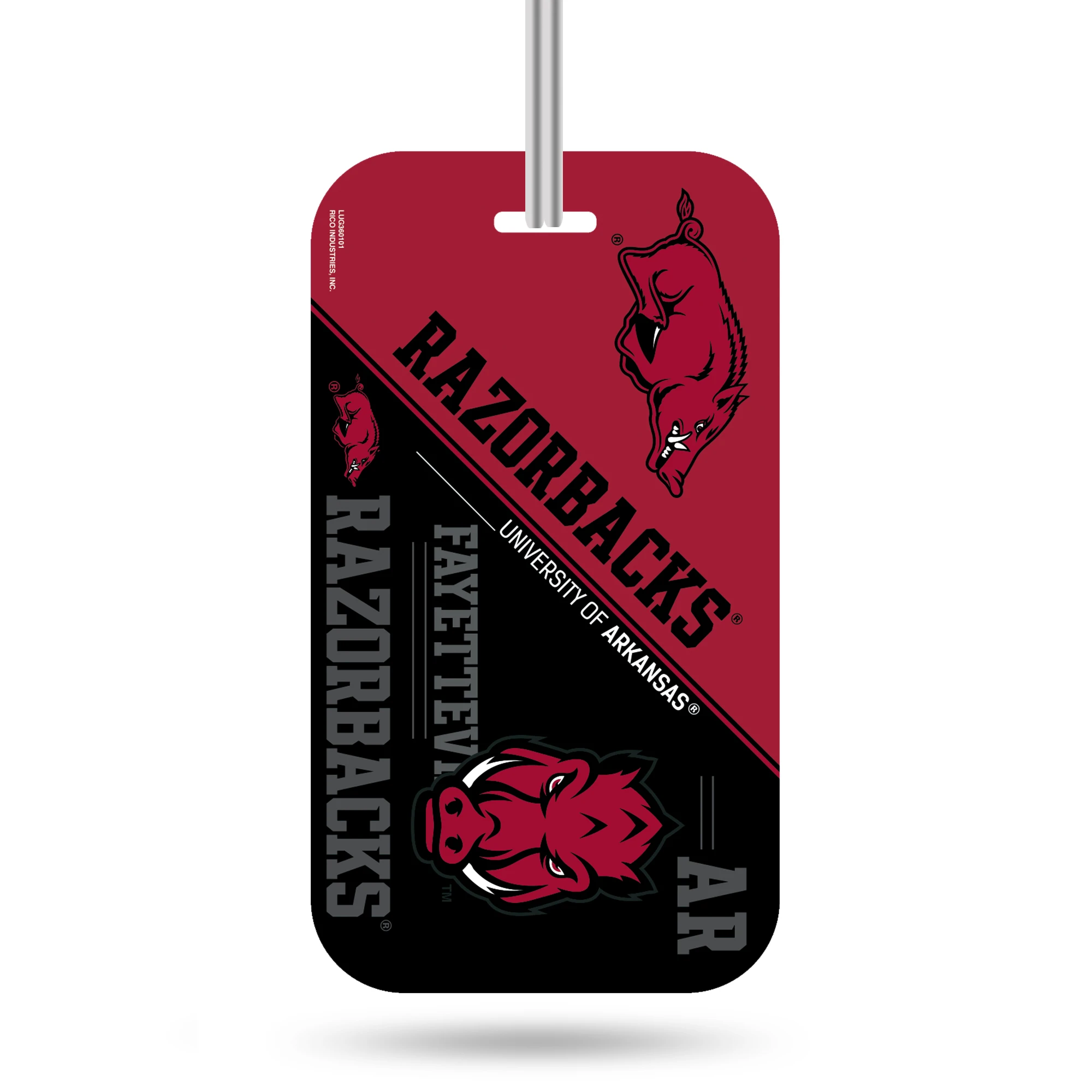 Caseys Distributing, Inc Arkansas Razorbacks Luggage Tag