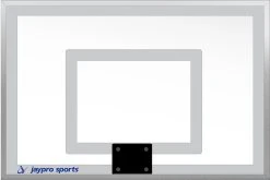Jaypro Backboard - Acrylic Replacement - Portable - (48"w X 32"h) (Outdoor)