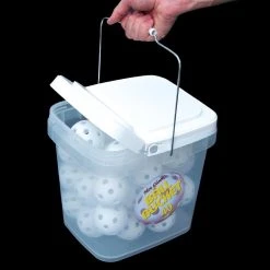 Unique BALL Bucket-40 Baseballs-White - Pack Of 1