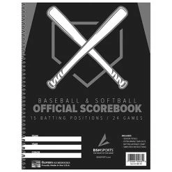 Glovers Baseball/Softball Scorebook-Each
