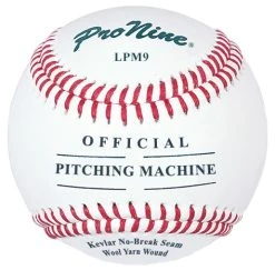 Sports Machines Baseballs-Dimpled White With Built-In Red Seams-10 Dozen Box