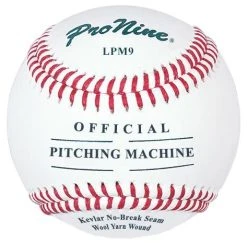 Sports Machines Baseballs-Real Baseballs-Lpm-9 With Low Keviar Seams-10 Dozen Box