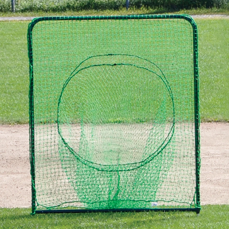 Jaypro Batting Practice Screen Replacement Net - (7'H X 6'W) - Soft Toss (Economy)