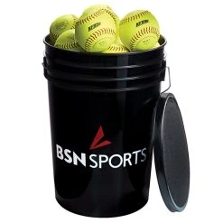 Sport Supply Group BSN SPORTS Bucket W/2 Dz 11" Softballs