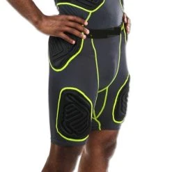 Champro Sports Bull Rush 5-Pc Girdle - Charcoal, Black Inset - Adult S