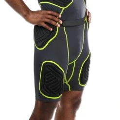 Champro Sports Bull Rush 5-Pc Girdle - Charcoal, Black Inset - Adult Xl
