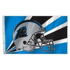 Caseys Distributing, Inc Carolina Panthers Flag 3x5 Helmet Design