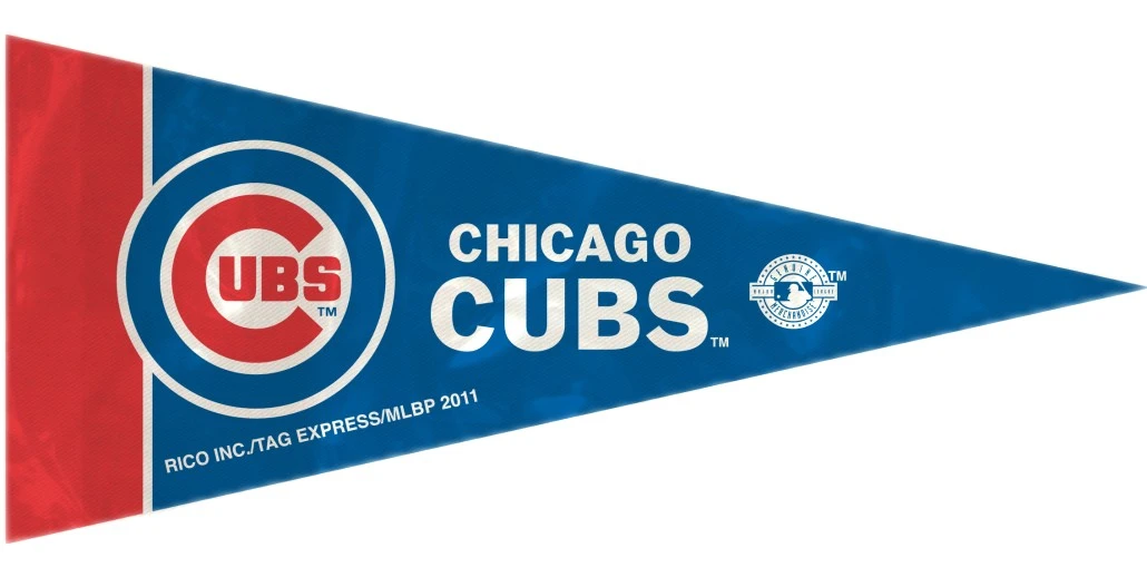 Caseys Distributing, Inc Chicago Cubs Mini Pennants-8 Piece Set