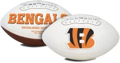 Caseys Distributing, Inc Cincinnati Bengals Football Full Size Embroidered Signature Series
