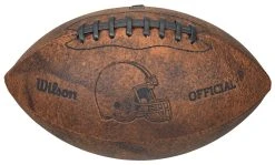 Caseys Distributing, Inc Cleveland Browns Football-Vintage Throwback-9 Inches