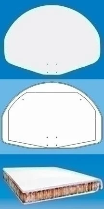 LASteelCraft Deluxe Fiberglass Fan Backboard