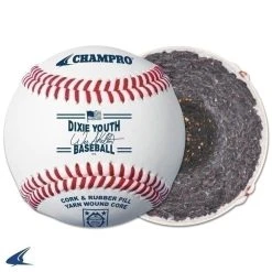 Champro Sports Dixie League Approved Baseball - Full Grain Leather Cover - Category 1