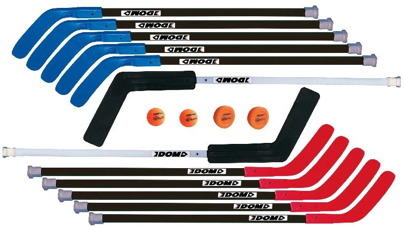 School Specialty Dom 47 In Cup Replacement Floor Hockey Stick, Grades 10 And Up, Red