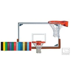 Gared Sports Electric Adjust-A-Goal Height Adjuster For 6-5/8" Diameter Single Post For Fan-Shape Backboard With 35" X 20" Mounting (Includes 1171 Kits 1408 4405)