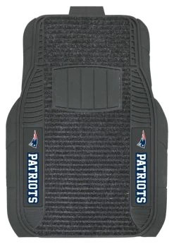 Caseys Distributing, Inc New England Patriots Car Mats Deluxe Set