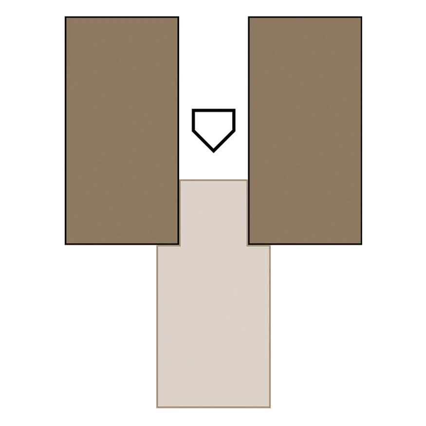 Jaypro Field Armor Protective Panel - Baseball Box (2 Panels)