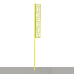 Jaypro Foul Poles - Professional (20') - Baseball (Surface Mount) (Yellow)