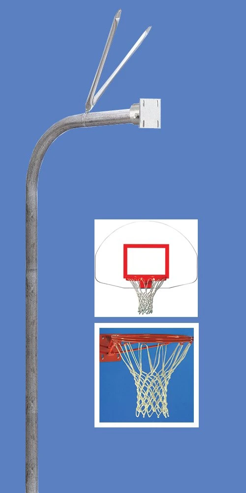 Douglas Sports FST Fan Shaped Steel Backboard With Target, 35" X 54" - Each