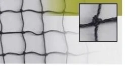 Douglas GBN Golf Barrier Net 25' X 100' W/Rope Border, 1" SQ Mesh Knotted PE Black - Each