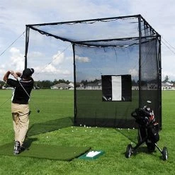 Flaghouse Inc Golf Cage Full Sized Freestanding