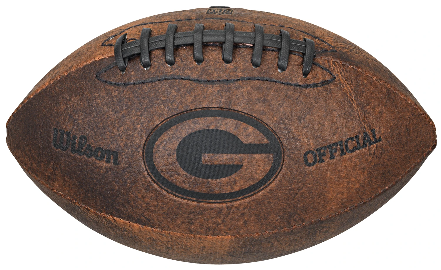 Caseys Distributing, Inc Green Bay Packers Football-Vintage Throwback-9 Inches