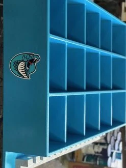 Jaypro Helmet Bat Rack - 15 Helmet 15 Bat Capacity (3 Rows Of 5)